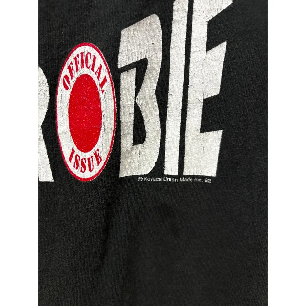 Vintage 1992 Bob Probert Give Blood Fight Probie T-Shirt XL - Picture 3 of 6